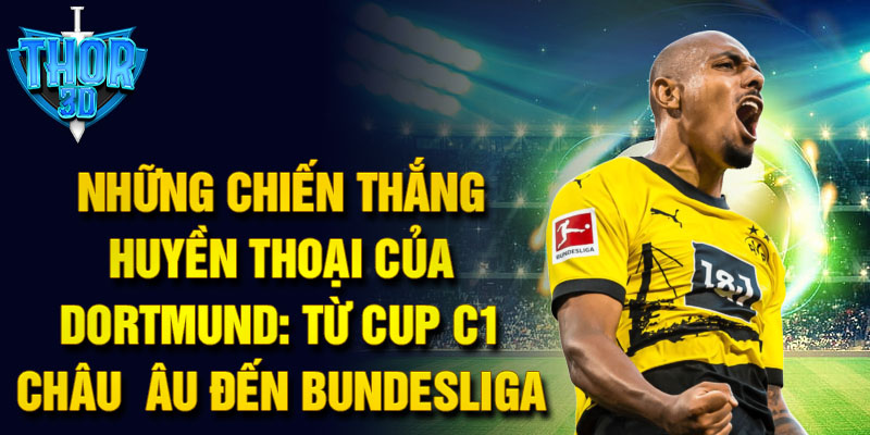 Những chiến thắng của Dortmund: Từ Cup C1 châu âu đến Bundesliga